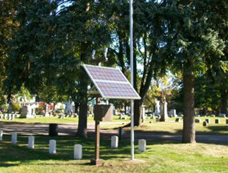 Solar Flag LED Lighting